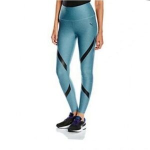 Puma WT Power Shape Leggings Blue Coral Women’s Size Large Athletic Training